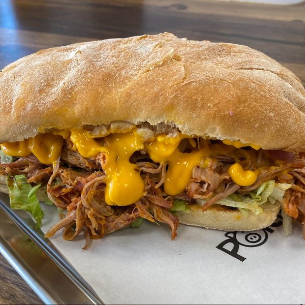 Pulled Pork Bagett