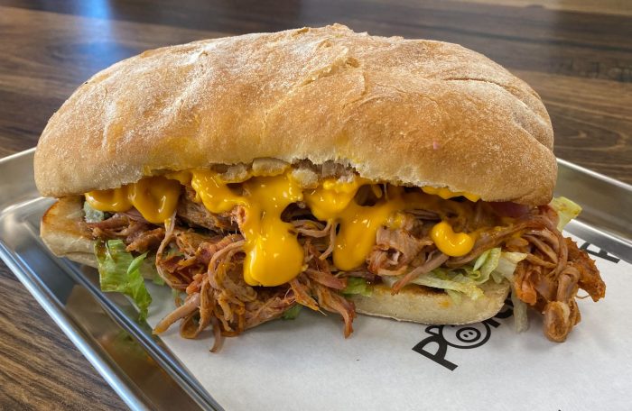 Pulled Pork Bagett