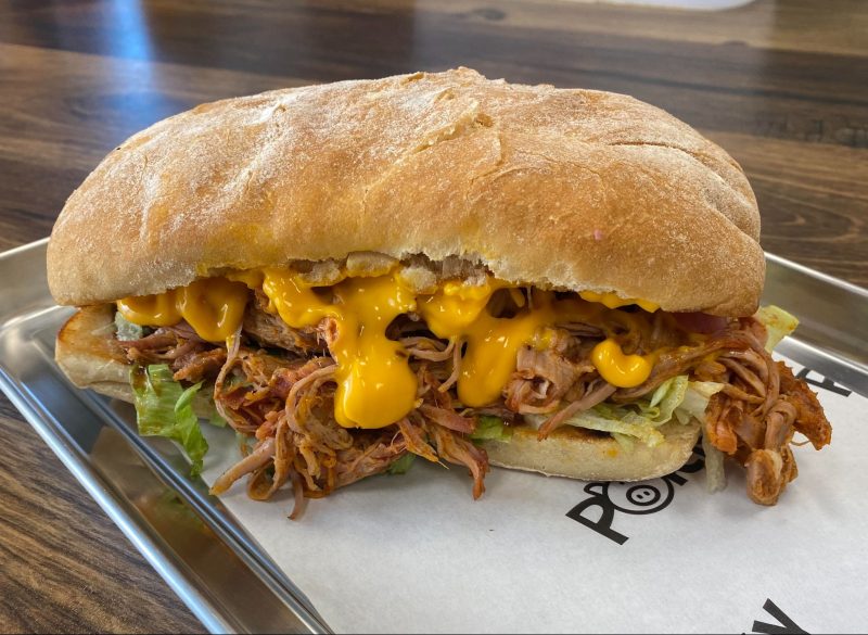 Pulled Pork Bagett